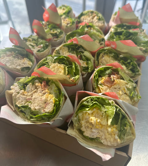 Box of Smoked Chicken Wraps