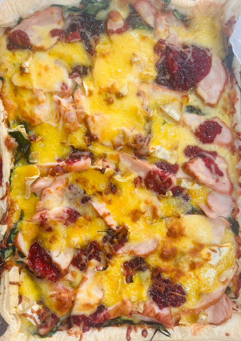 Smoked Chicken Flat Tart