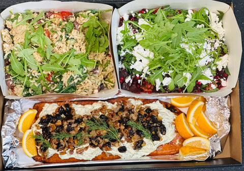 Pomegranate Salmon Picnic Box