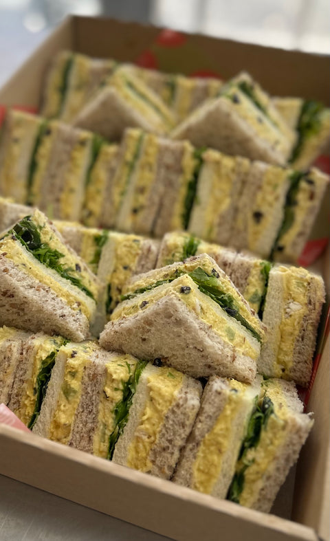 Smoked Chicken and Rocket Club Sandwiches