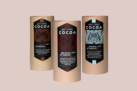 West Coast Cocoa Hot Chocolate and Chai Powders