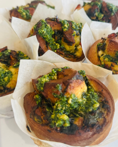Box of Savoury Brioche Scroll (Vegan)